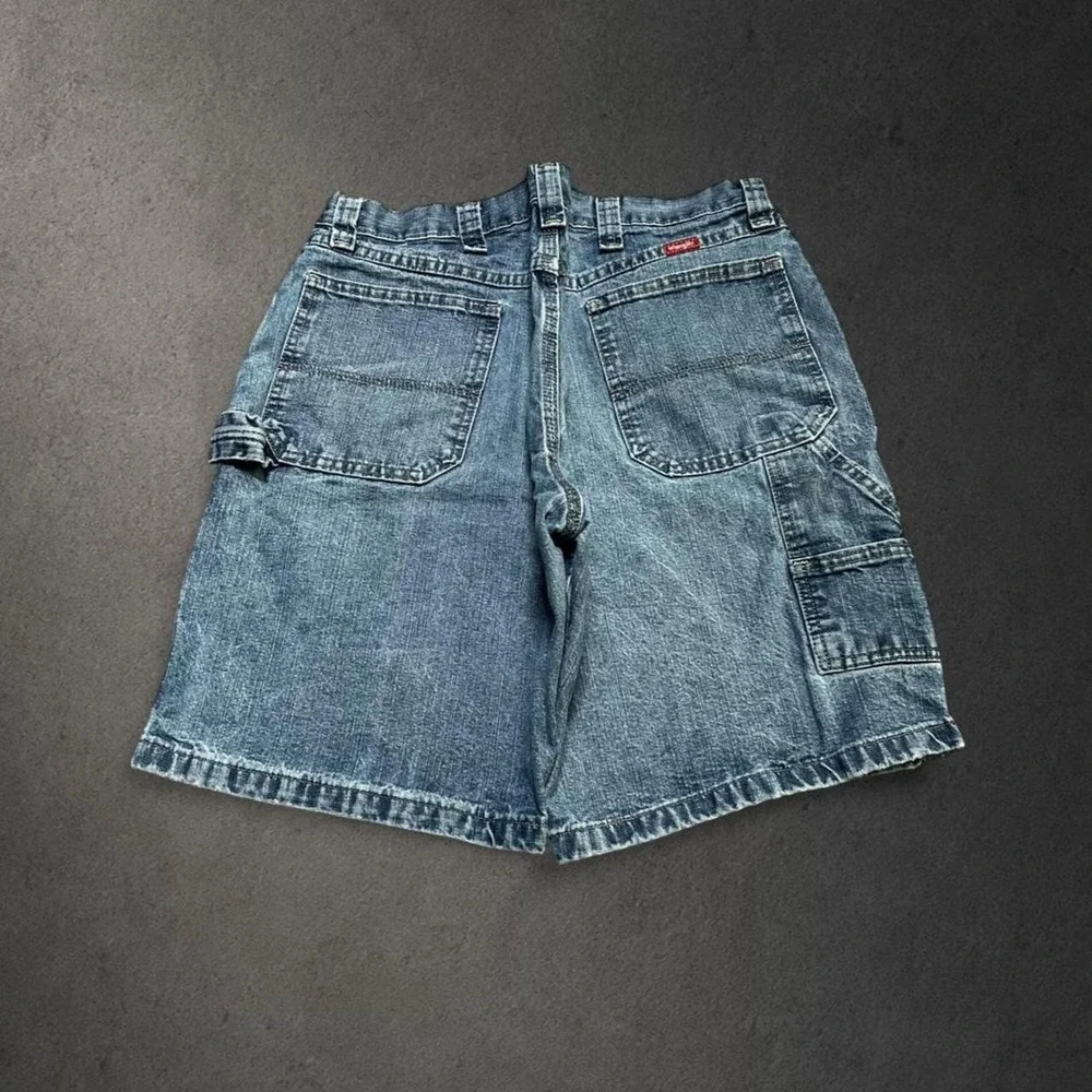 Y2K 2000s Baggy Grunge Indie Skater Hip Hop Carpenter Denim Jorts